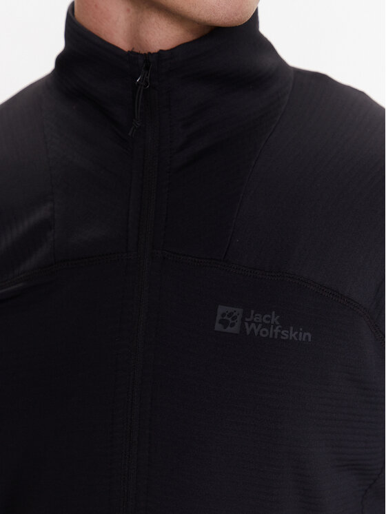 Jack Wolfskin Jack Wolfskin Tehnička majica dugih rukava Prelight 1711001 Crna Regular Fit