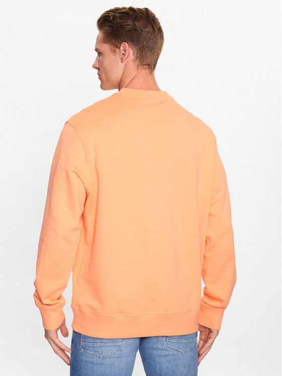 Boss Sweatshirt Webasiccrew 50487133 Orange Relaxed Fit