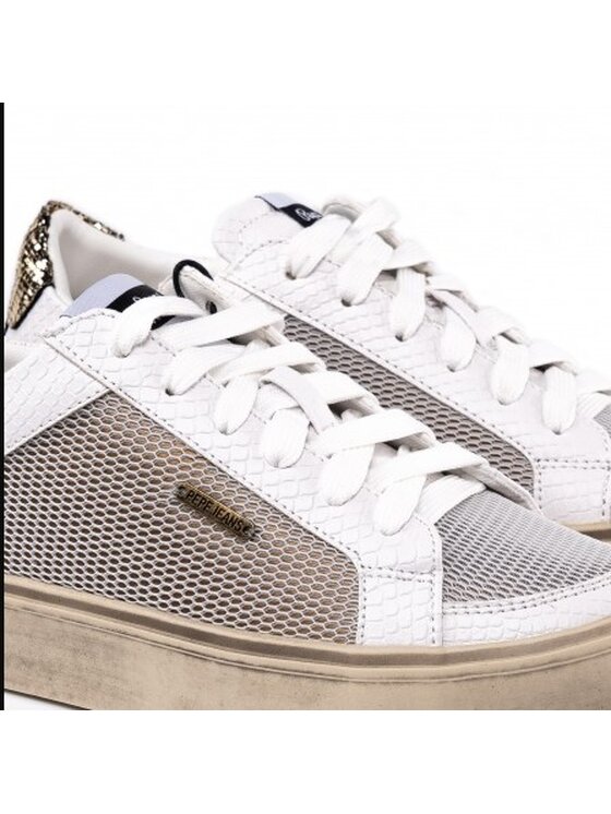 Pepe Jeans Pepe Jeans Sneakersy 1234 Bílá