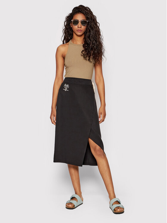 Gonna midi Tanti Nero Regular Fit