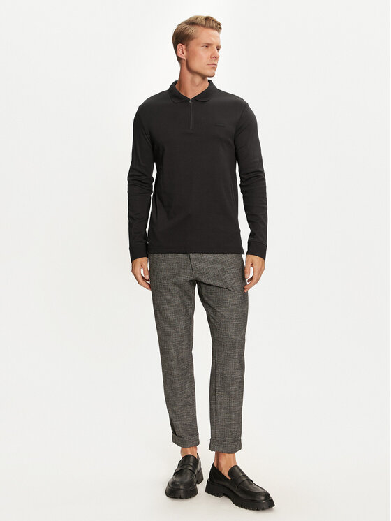 Calvin Klein Calvin Klein Polo K10K113586 Crna Slim Fit