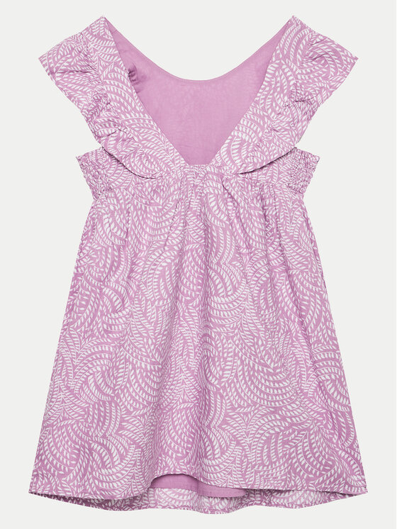 United Colors Of Benetton United Colors Of Benetton Sukienka letnia 4YP7CV027 Fioletowy Regular Fit