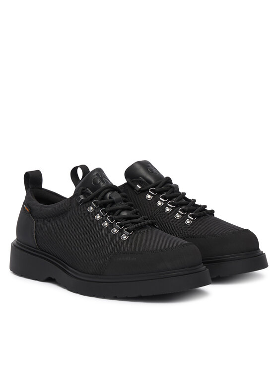 Calvin Klein Calvin Klein Pusbačiai Combat Hiking Shoe Mix Mat Wl HM0HM02248 Juoda