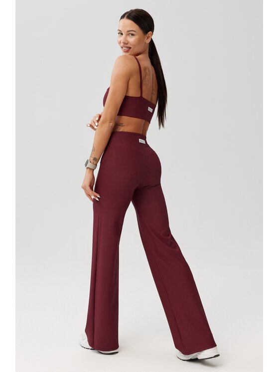 ROUGH RADICAL ROUGH RADICAL Legginsy AVEN LONG Bordowy Slim Fit