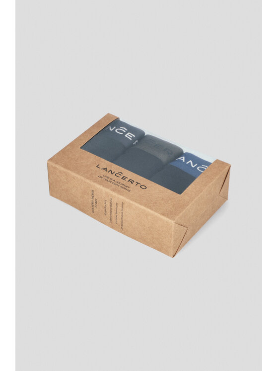 Lancerto Lancerto Komplet 3 par bokserek NBI073224000008 Czarny