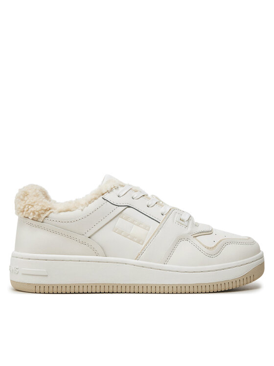 Tommy Jeans Sneakers Retro Basket EN0EN02593 Écru
