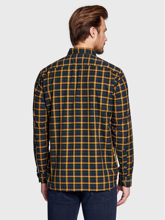 Camicia Tartan MW0MW29151 Blu scuro Regular Fit