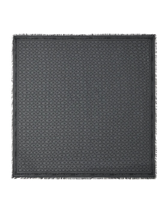 Calvin Klein Calvin Klein Eșarfă Aop Monogram Jacquard LV04F8054G Negru