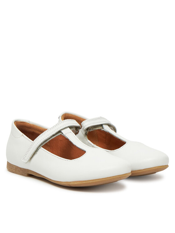 Froddo Froddo Baleriny Fionas T-Bar G3140183-2 M Biały