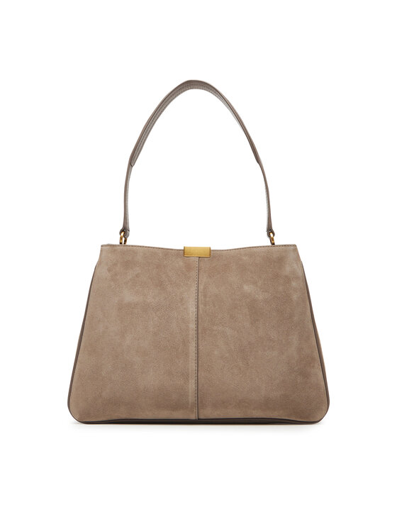 Tommy Hilfiger Tommy Hilfiger Torbica Casual Leather Shoulder Bag Sued AW0AW18201 Bež