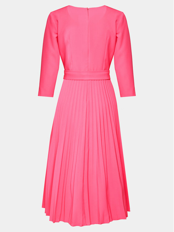 Nissa Nissa Коктейльна сукня RZ14832 Рожевий Regular Fit