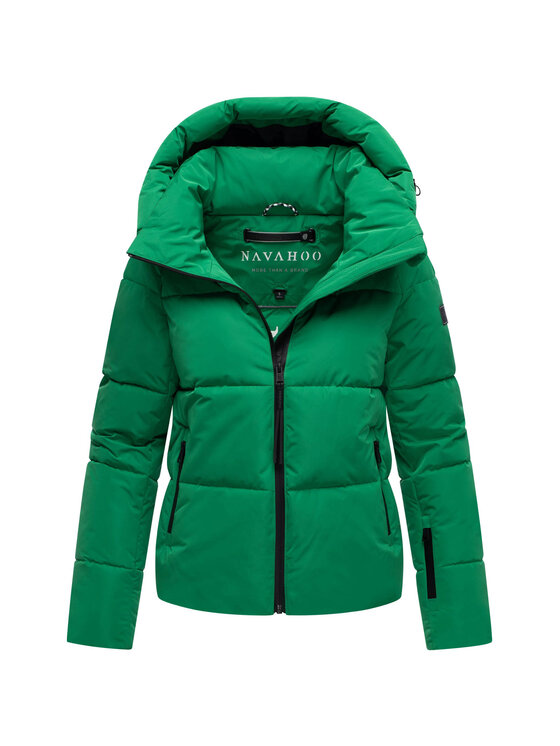 Navahoo Navahoo Kurtka zimowa Frostherz Zielony Regular Fit