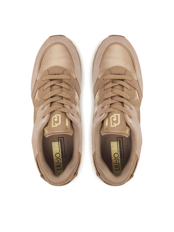 Liu Jo Liu Jo Sneakersy Maxi Wonder 91 BF5005 PX522 Béžová