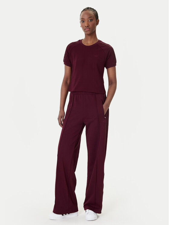 adidas adidas T-särk Lace Cali KC6453 Bordoopunane Regular Fit