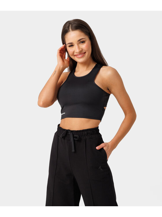 Carpatree Carpatree Top Nova top Czarny Fitted Fit