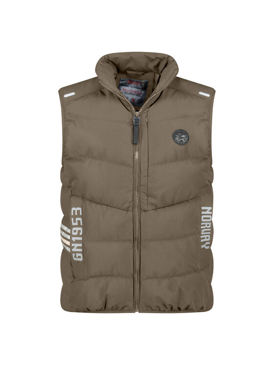Geographical Norway Geographical Norway Kamizelka WZ8360H/GN-KAKI Zielony Reglan Fit