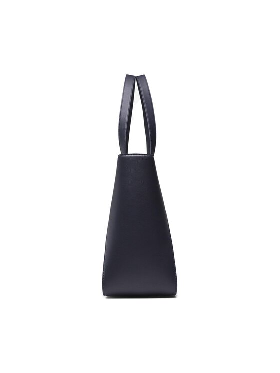 Tommy Hilfiger Tommy Hilfiger Ročna torba Th Casual Tote AW0AW14176 Mornarsko modra
