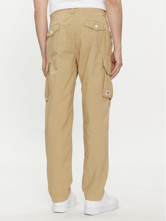 Aeronautica Militare Aeronautica Militare Hlače iz tkanine 241PA1578CT3244 Bež Regular Fit
