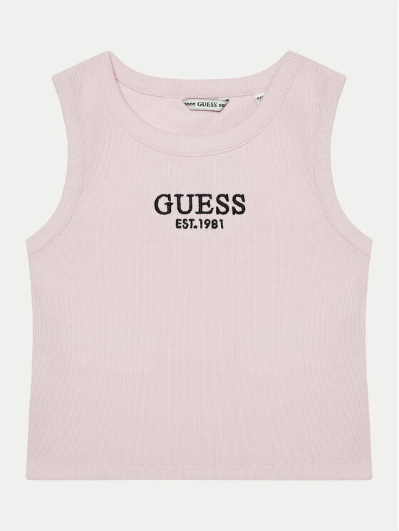 Guess Top J4YI16 KBZP4 Ružičasta Regular Fit