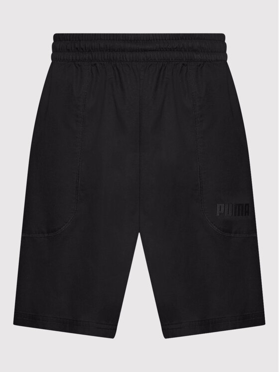 Puma Puma Szorty sportowe Modern Basics 847412 Czarny Regular Fit