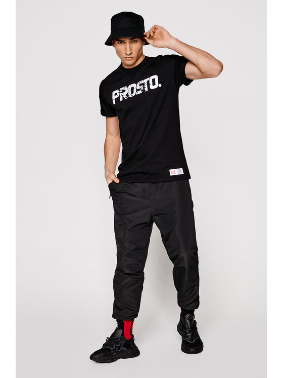 T-shirt KLASYK Broken 1021 Nero Regular Fit