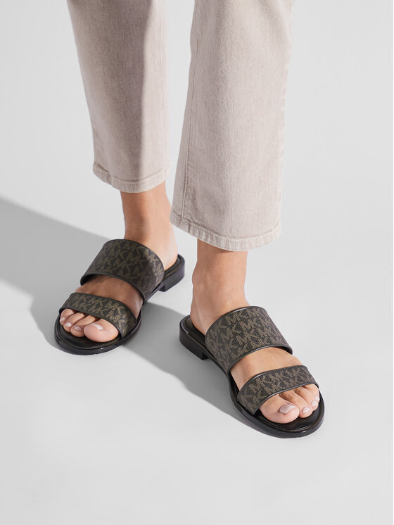 MICHAEL Michael Kors MICHAEL Michael Kors Šľapky Kennedy Jelly 40S2KDFA1Q Hnedá