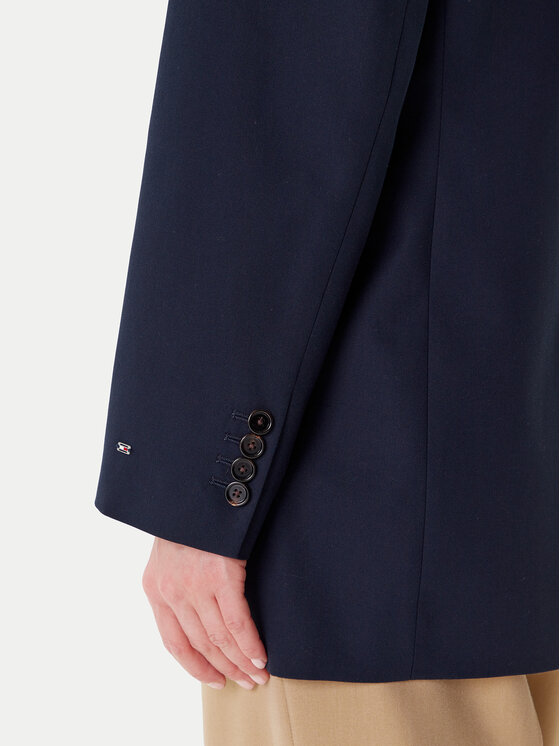 Tommy Hilfiger Tommy Hilfiger Zakó Elevated WW0WW46808 Sötétkék Relaxed Fit