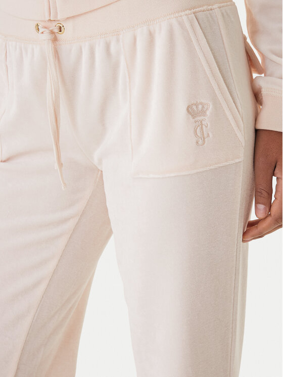 Juicy Couture Juicy Couture Teplákové nohavice Caisa JCSEBJ008G Ružová Slim Fit