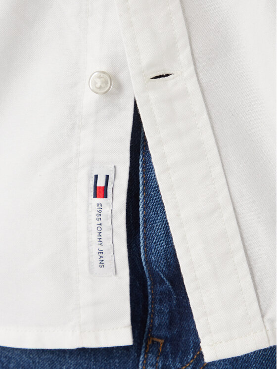 Tommy Jeans Tommy Jeans Ing Oxford DM0DM22836 Ekru Regular Fit