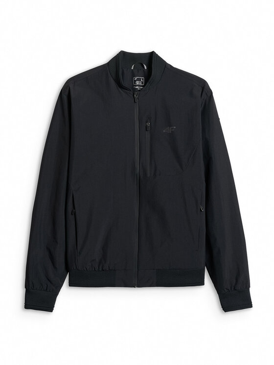 4F 4F Kurtka przejściowa CITY JACKETS Czarny Regular Fit