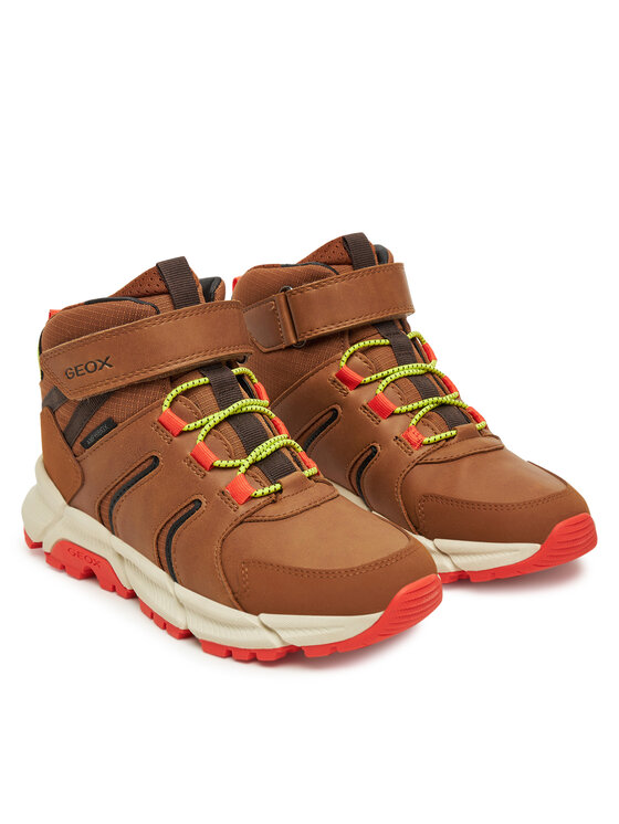 Geox Geox Schnürschuhe J Flexyper Plus J56LCC 0FUME C0616 D Braun
