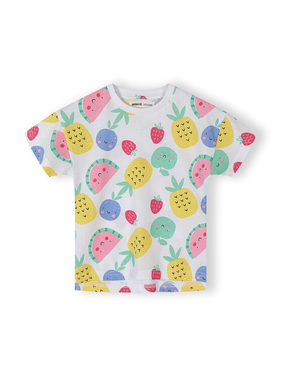 minoti minoti T-Shirt 30TEE100 Pomarańczowy Regular Fit