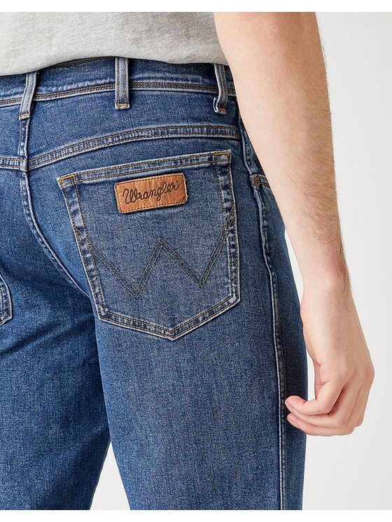Wrangler Wrangler Jeansy TEXAS SLIM Niebieski Slim Fit