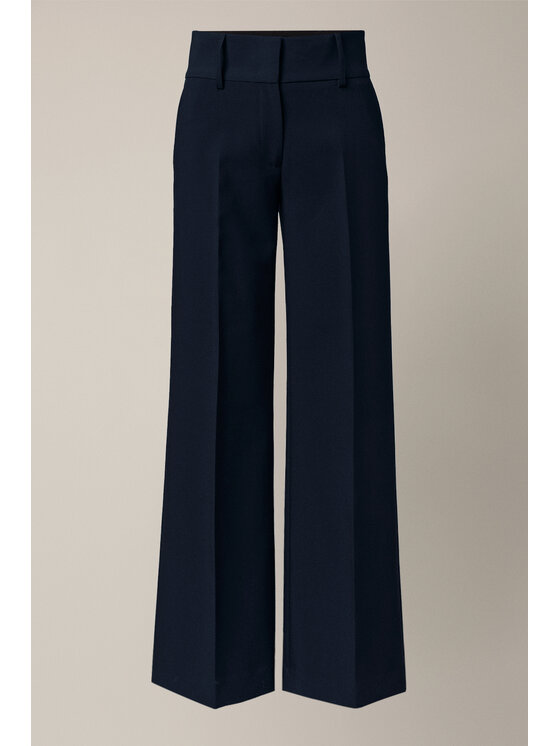 Lancerto Lancerto Spodnie materiałowe Leda SP073126000016 Granatowy Wide Leg