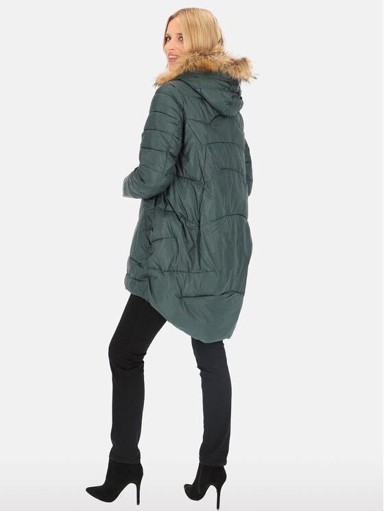 Perso Perso Kurtka zimowa BLHMK8504FR Zielony ciemny Regular Fit