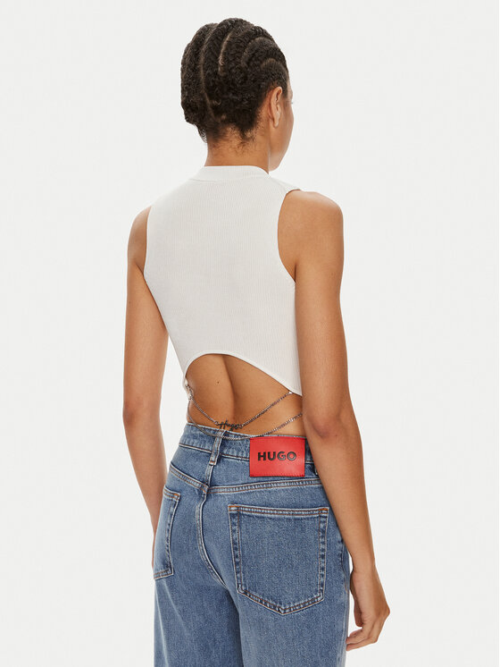 HUGO Hugo Top Sepinn 50514314 Bež Slim Fit