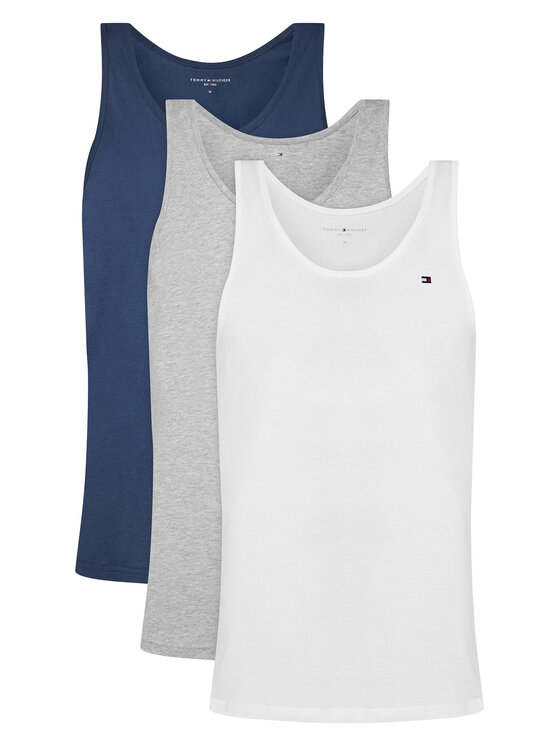 Tommy Hilfiger Tommy Hilfiger Berankovių marškinėlių komplektas UM0UM03867 Spalvota Slim Fit