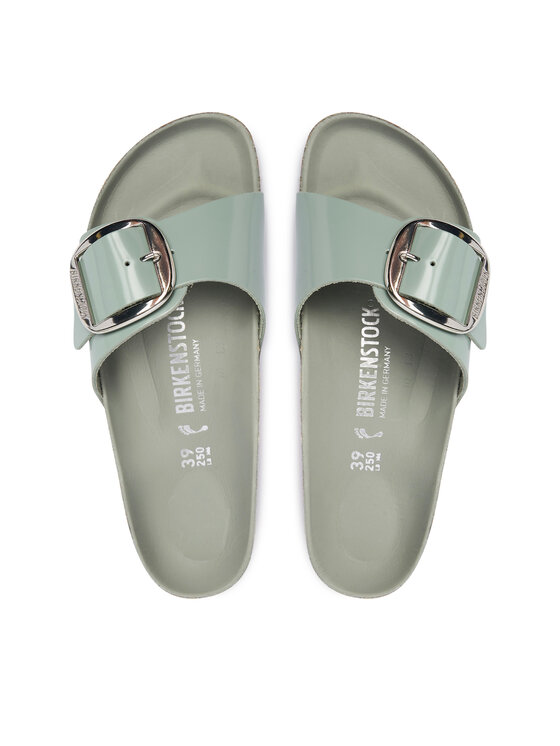 Birkenstock Birkenstock Klapki Madrid Big Buckle Hex 1031788 Zielony
