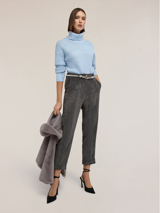 Motivi Motivi Cardigan M527W003629N004 Turchese Regular Fit