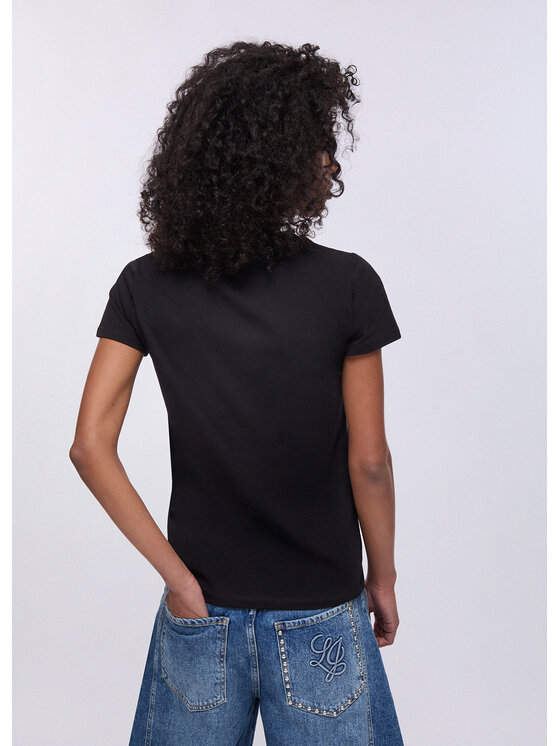 Liu Jo Liu Jo T-shirt VA6171JS003T9503 Nero Regular Fit
