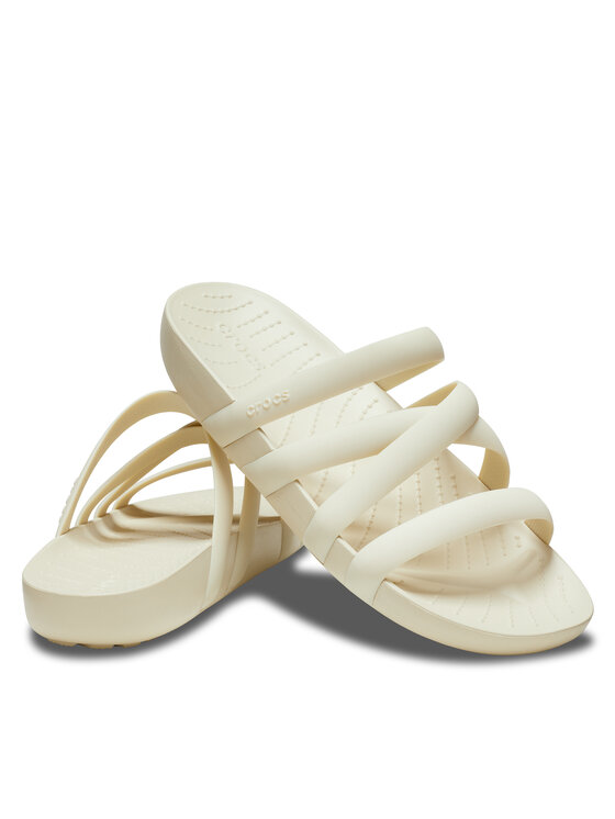 Crocs Crocs Klapki Splash Strappy Sandal W 208217 Beżowy