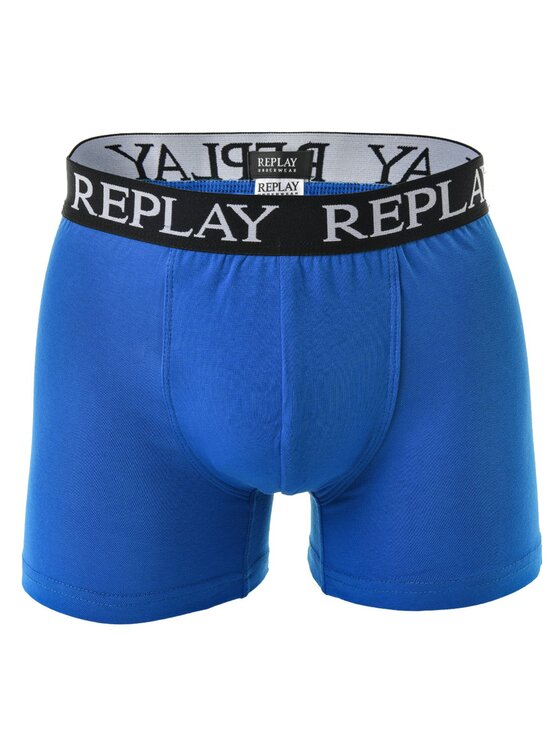 REPLAY REPLAY Bokserki 27402 Niebieski