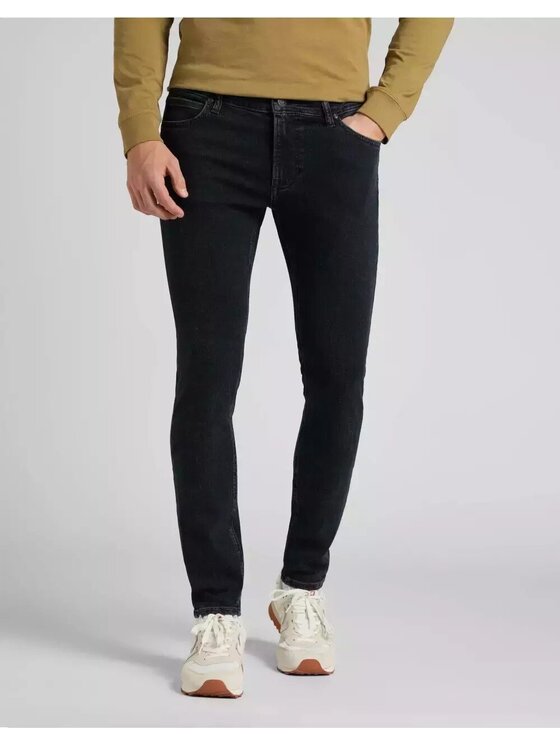 Lee Lee Jeansy MALONE Czarny Skinny Fit