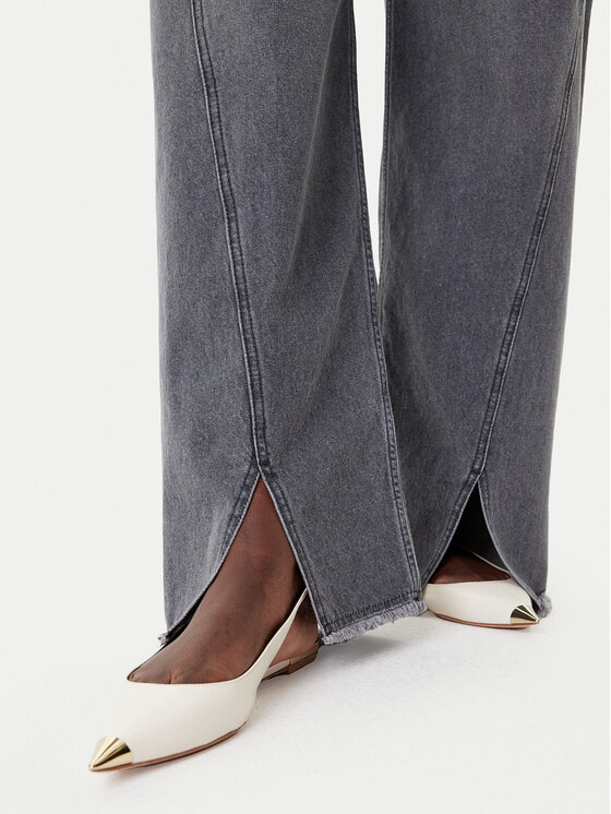 Simona Corsellini Simona Corsellini Дънки A25CPPAT0601 Сив Wide Leg