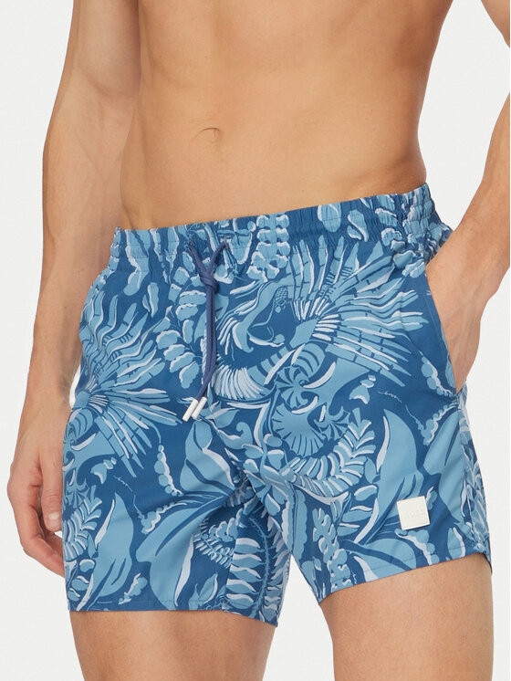 BOSS BOSS Úszónadrág Piranha 50508844 Kék Regular Fit