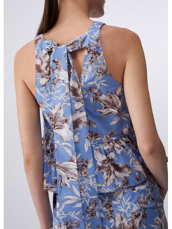 Liu Jo Liu Jo Top WA6365T4853P9502 Niebieski Regular Fit