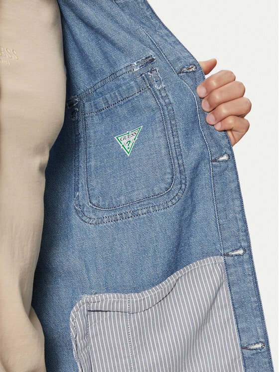 Guess Guess Дънково яке M5RN30 D5KW1 Син Regular Fit