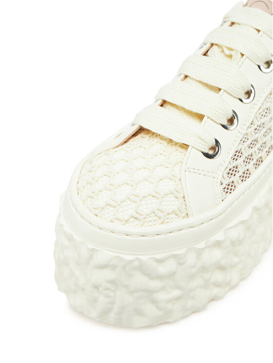 AGL AGL Sneakersy Magma Mesh D776007PGKA231C253 Biela