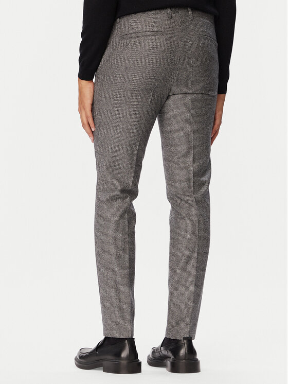 BOSS BOSS Hlače na rob C-Genius-264 50572008 Temno siva Slim Fit