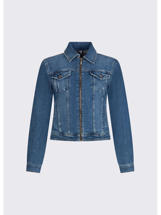 Liu Jo Liu Jo Kurtka jeansowa UA6176DS05778998 Błękitny Regular Fit